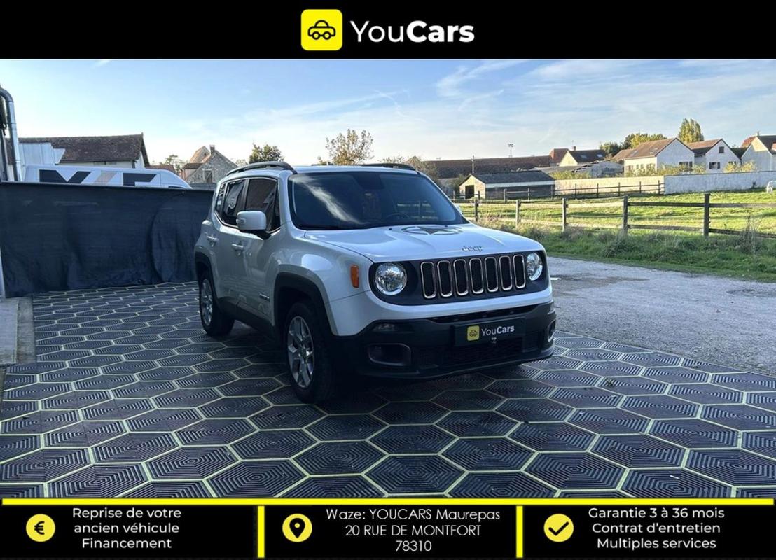 Jeep Renegade MULTIJET 1.6 CRD 120 cv ECRAN GPS - BLUETOOTH MUSIC