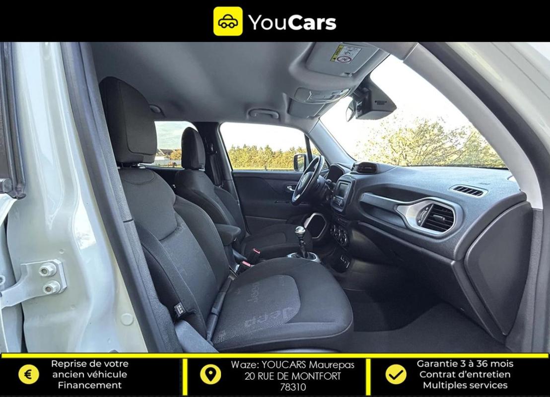 Jeep Renegade MULTIJET 1.6 CRD 120 cv ECRAN GPS - BLUETOOTH MUSIC