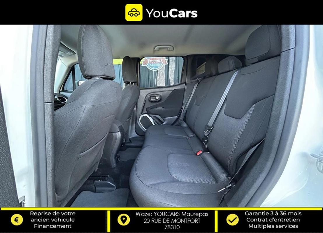 Jeep Renegade MULTIJET 1.6 CRD 120 cv ECRAN GPS - BLUETOOTH MUSIC