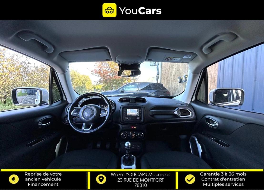 Jeep Renegade MULTIJET 1.6 CRD 120 cv ECRAN GPS - BLUETOOTH MUSIC