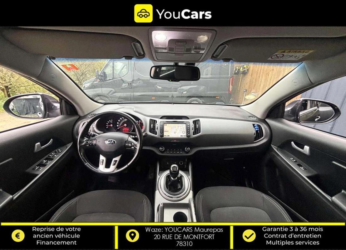 Kia Sportage III Phase 2 1.7 CRDi 4x2 115 cv CAMERA DE RECUL