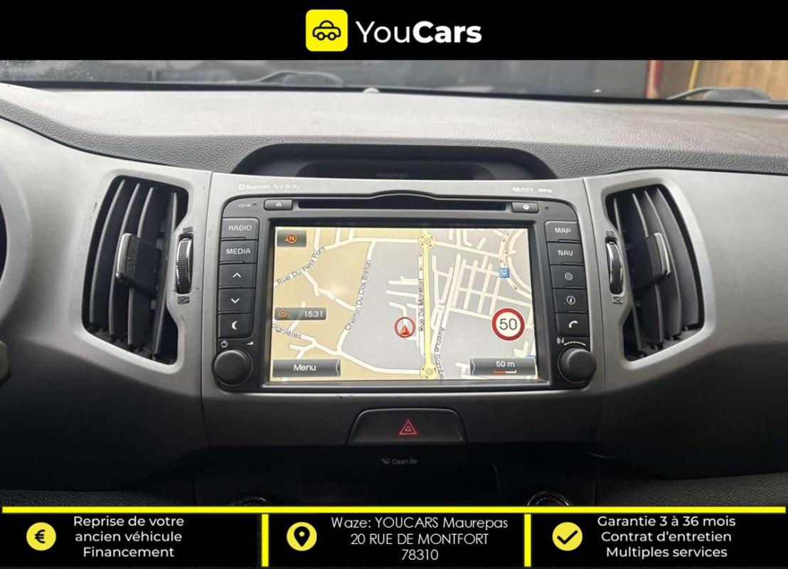 Kia Sportage III Phase 2 1.7 CRDi 4x2 115 cv CAMERA DE RECUL