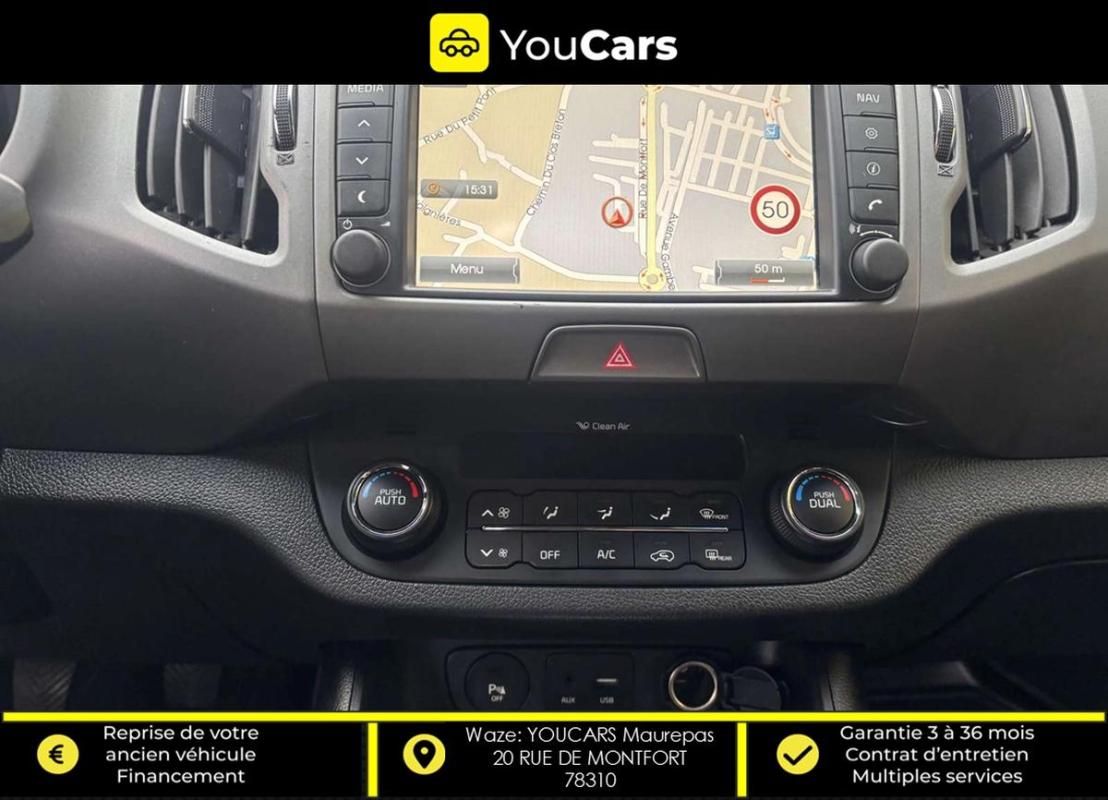 Kia Sportage III Phase 2 1.7 CRDi 4x2 115 cv CAMERA DE RECUL