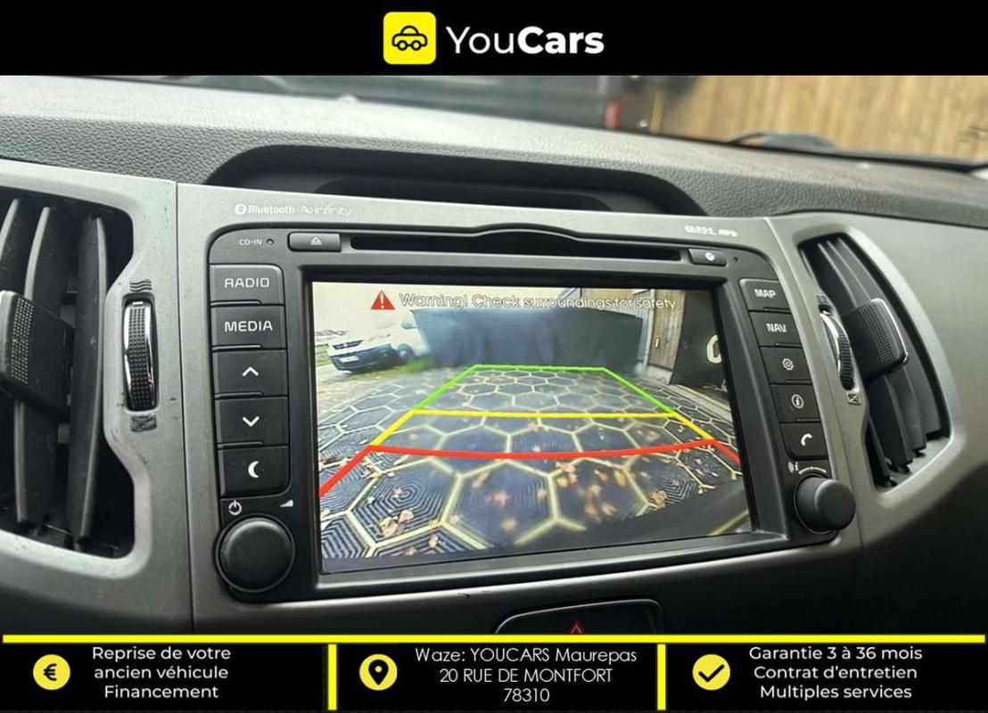 Kia Sportage III Phase 2 1.7 CRDi 4x2 115 cv CAMERA DE RECUL