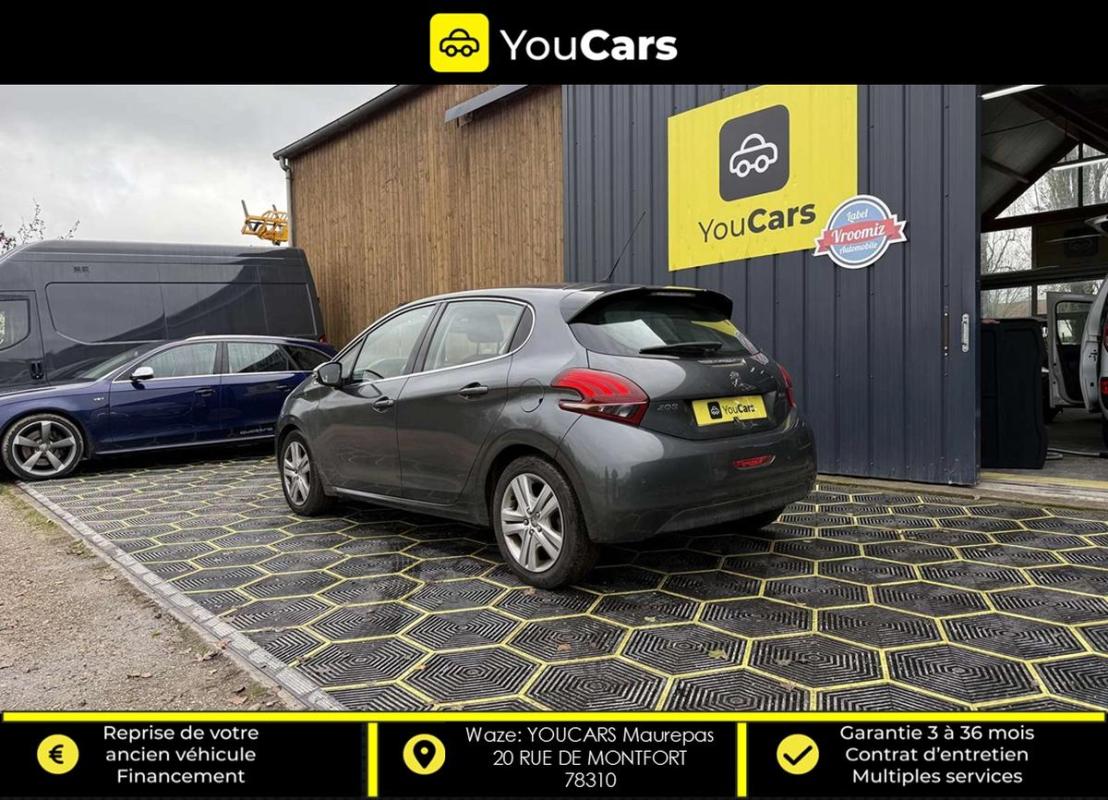 Peugeot 208 Phase 2 1.6 100 cv - ENTRETIEN A JOUR RIEN PREVOIR RADAR DE RECUL MOTEUR FIABLE