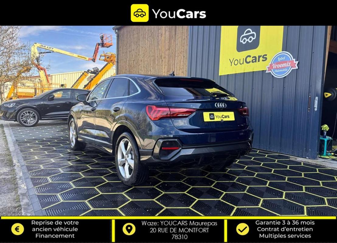 Audi Q3 35 Tdi 150 cv S tronic 7 ENTRETIEN AUDI CAMERA DE RECUL INTERIEUR CUIR VIRTUAL