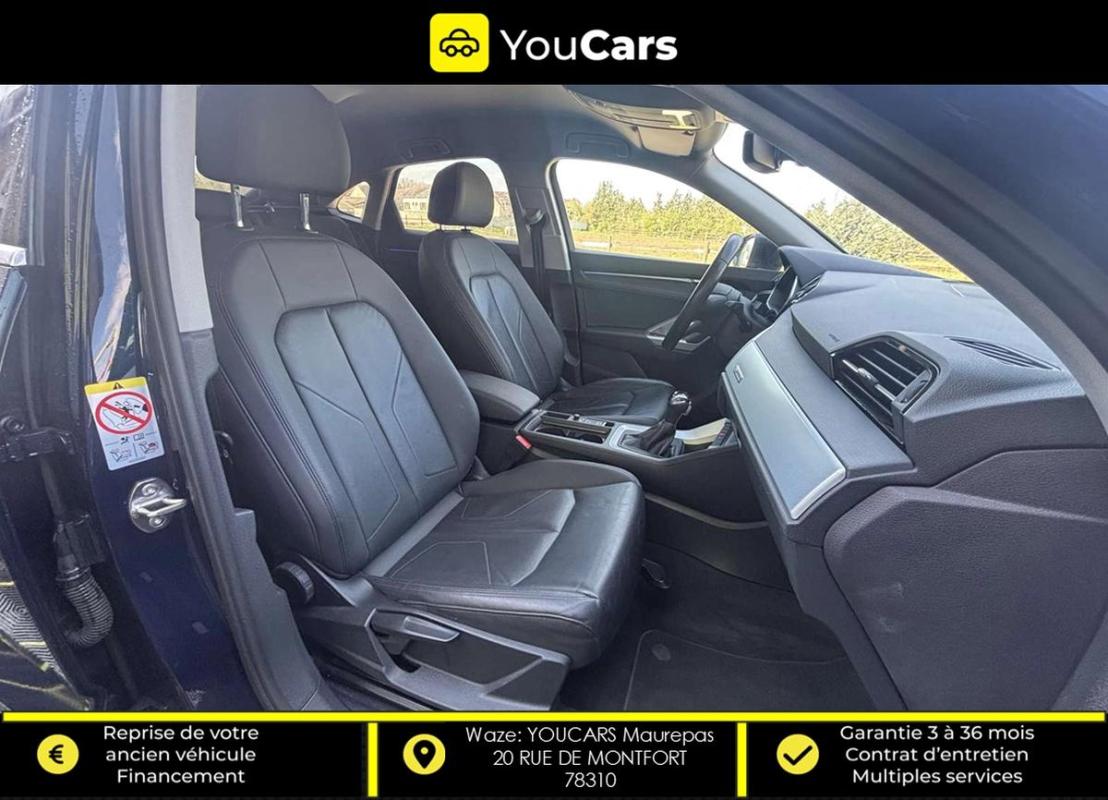 Audi Q3 35 Tdi 150 cv S tronic 7 ENTRETIEN AUDI CAMERA DE RECUL INTERIEUR CUIR VIRTUAL