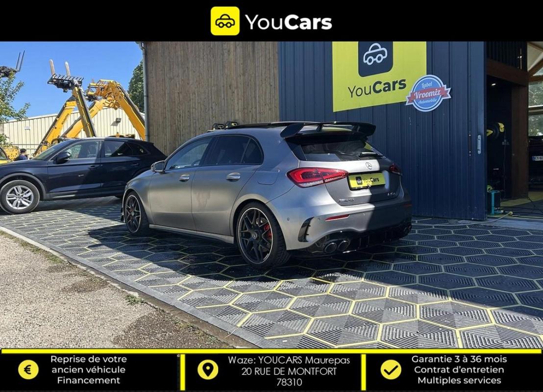Mercedes-Benz Classe A 45 S AMG 2.0 Ti 4MATIC+ 8G-DCT 421cv PAS DE MALUS - PACK AERO SIEGES SPORT