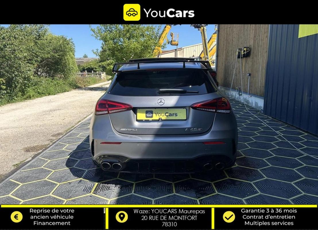 Mercedes-Benz Classe A 45 S AMG 2.0 Ti 4MATIC+ 8G-DCT 421cv PAS DE MALUS - PACK AERO SIEGES SPORT