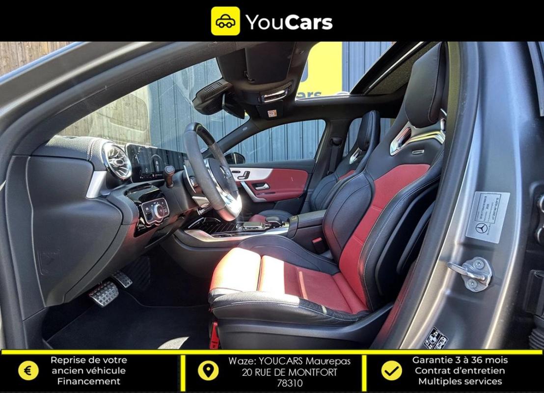 Mercedes-Benz Classe A 45 S AMG 2.0 Ti 4MATIC+ 8G-DCT 421cv PAS DE MALUS - PACK AERO SIEGES SPORT