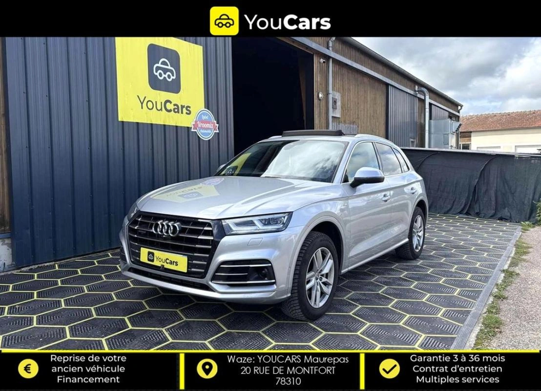 Audi Q5 55 2.0 S-LINE TFSIe Hybrid Quattro STronic7 367 cv Boîte auto SIEGES CHAUFFANTS TOIT OUVRANT