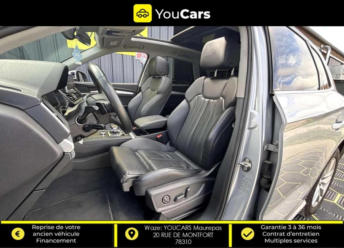 Audi Q5 55 2.0 S-LINE TFSIe Hybrid Quattro STronic7 367 cv Boîte auto SIEGES CHAUFFANTS TOIT OUVRANT