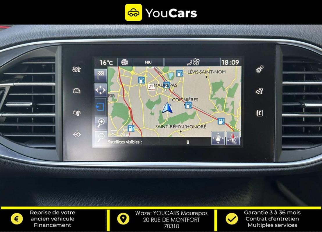 Peugeot 308 ACTIVE 1.2 e-THP 110 cv KIT DISTRIBUTION FAIT - GPS RADAR DE RECUL