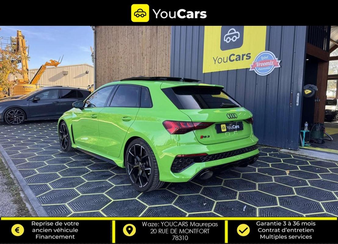 Audi RS3 2.5 TFSi Quattro S-Tronic 400 cv Boîte auto - PAS DE MALUS FULL OPTIONS