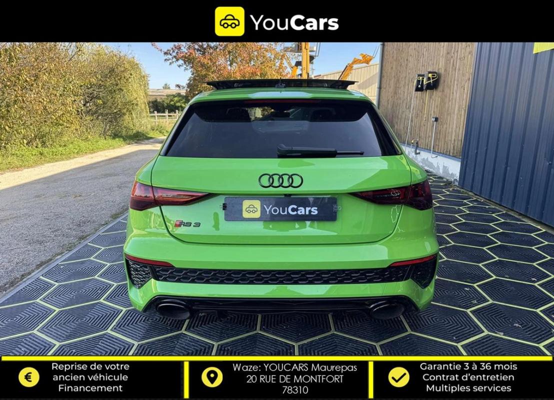 Audi RS3 2.5 TFSi Quattro S-Tronic 400 cv Boîte auto - PAS DE MALUS FULL OPTIONS