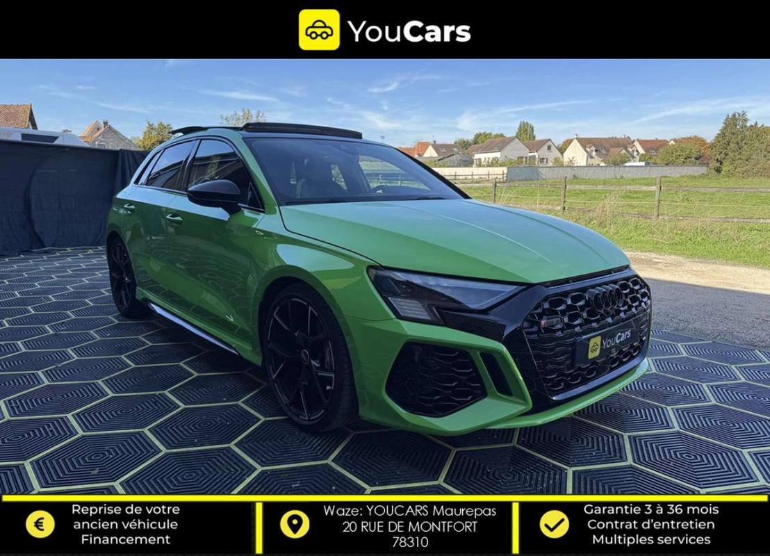 Audi RS3 2.5 TFSi Quattro S-Tronic 400 cv Boîte auto - PAS DE MALUS FULL OPTIONS