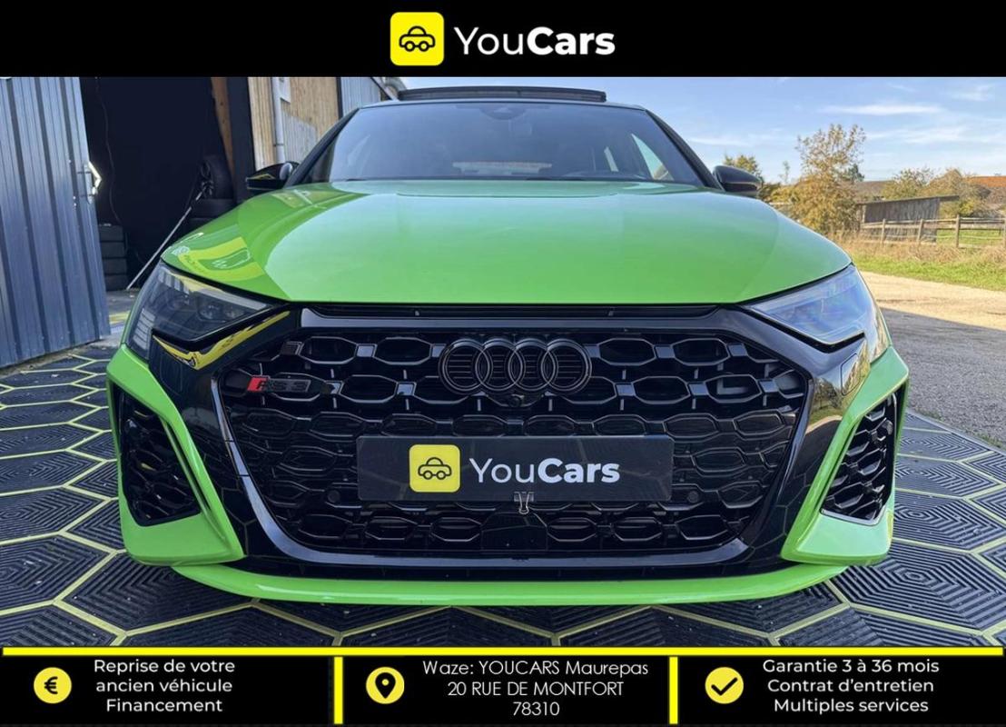 Audi RS3 2.5 TFSi Quattro S-Tronic 400 cv Boîte auto - PAS DE MALUS FULL OPTIONS