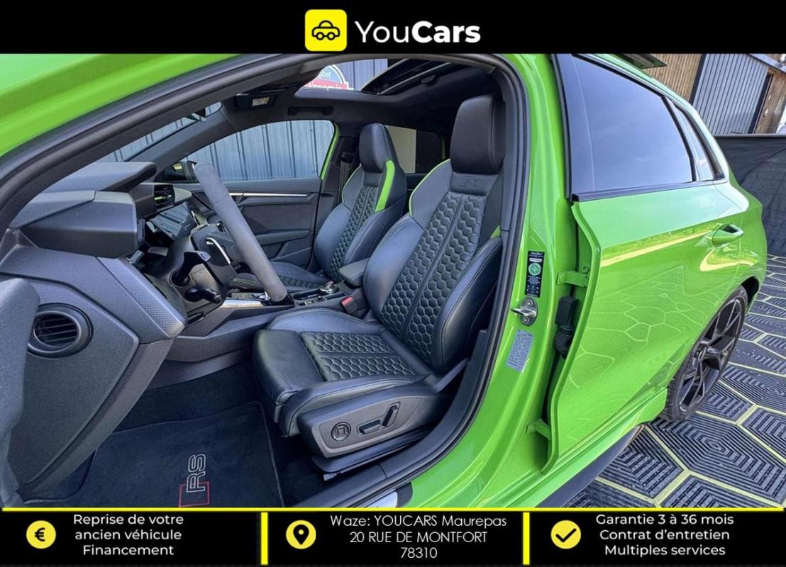 Audi RS3 2.5 TFSi Quattro S-Tronic 400 cv Boîte auto - PAS DE MALUS FULL OPTIONS