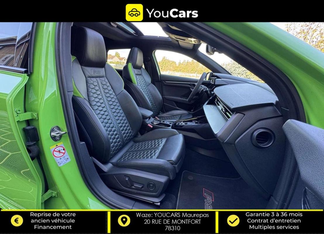 Audi RS3 2.5 TFSi Quattro S-Tronic 400 cv Boîte auto - PAS DE MALUS FULL OPTIONS