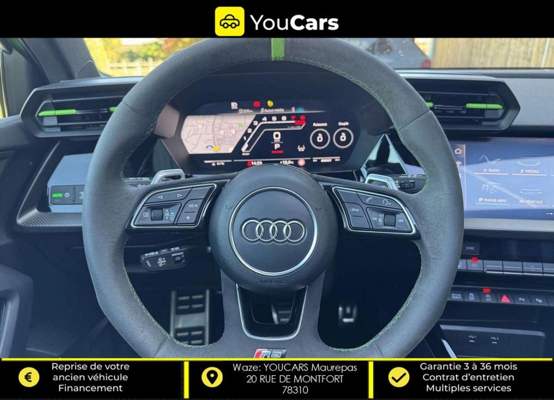 Audi RS3 2.5 TFSi Quattro S-Tronic 400 cv Boîte auto - PAS DE MALUS FULL OPTIONS