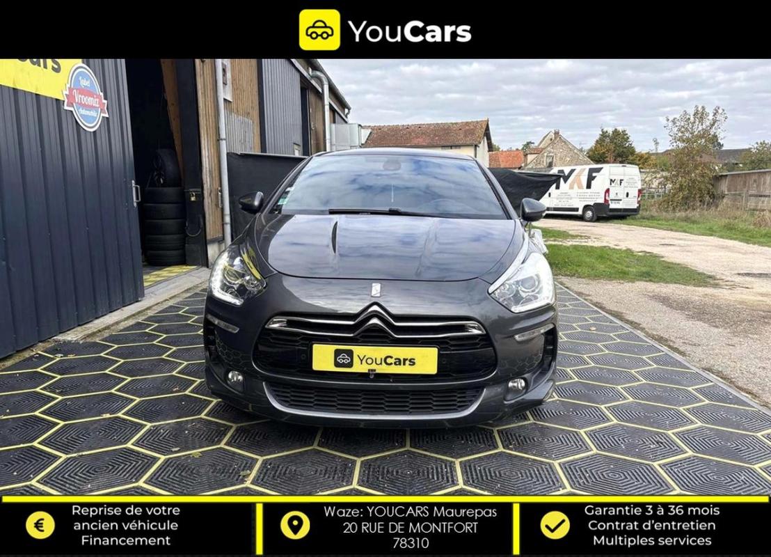 Ds 5 Citroën DS5 2.0 Blue HDi SPORT CHIC EAT6 180 cv Boîte auto ENTRETIEN CITROEN