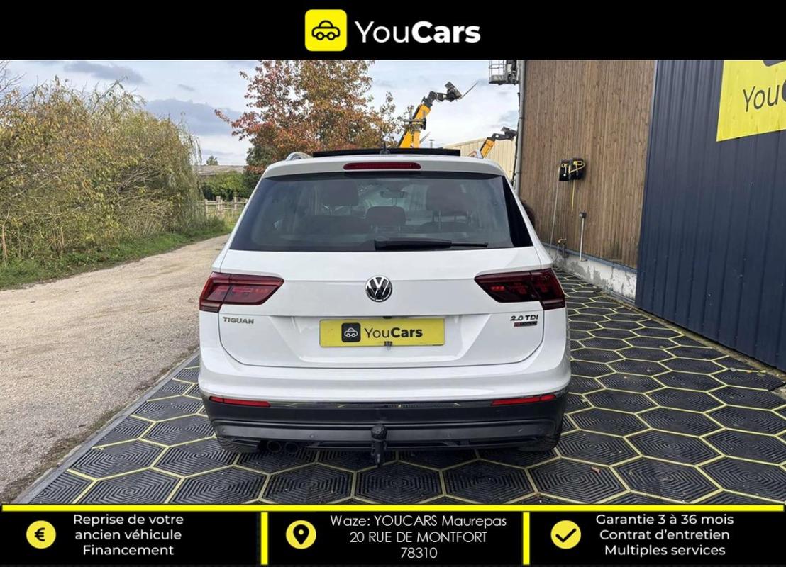 Volkswagen Tiguan 2.0 TDi CARAT 4Motion DSG7 150 cv Boîte auto ENTRETIEN VOLKSWAGEN TOIT OUVRANT