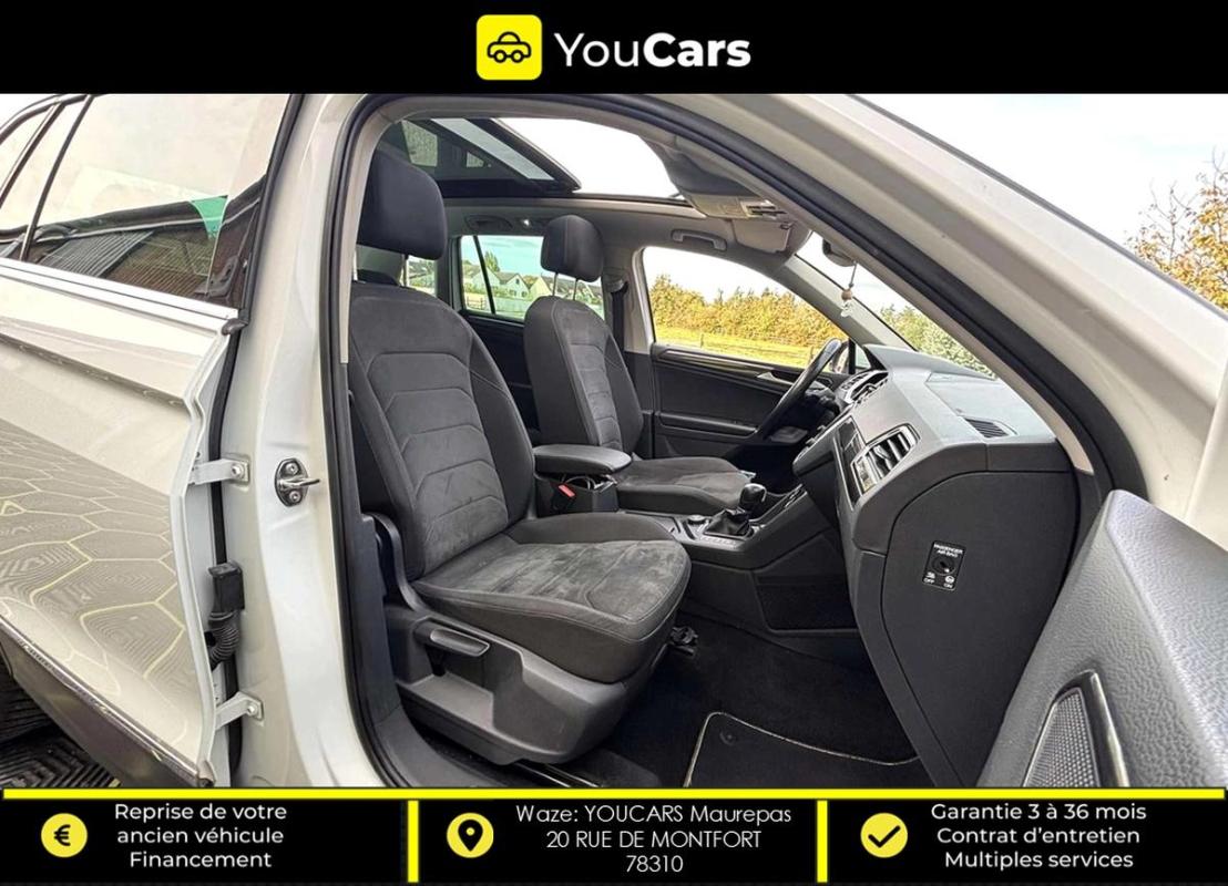 Volkswagen Tiguan 2.0 TDi CARAT 4Motion DSG7 150 cv Boîte auto ENTRETIEN VOLKSWAGEN TOIT OUVRANT