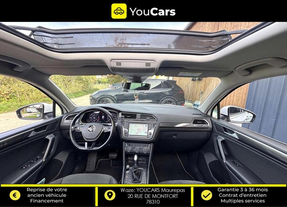 Volkswagen Tiguan 2.0 TDi CARAT 4Motion DSG7 150 cv Boîte auto ENTRETIEN VOLKSWAGEN TOIT OUVRANT