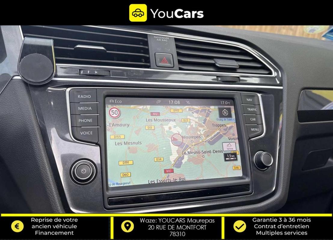 Volkswagen Tiguan 2.0 TDi CARAT 4Motion DSG7 150 cv Boîte auto ENTRETIEN VOLKSWAGEN TOIT OUVRANT