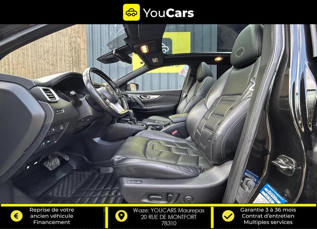 Nissan Qashqai TEKNA+ 1.7 dCi X-Tronic 150 cv BOITE AUTO - TOIT PANORAMIQUE SIEGES CHAUFFANTS AV