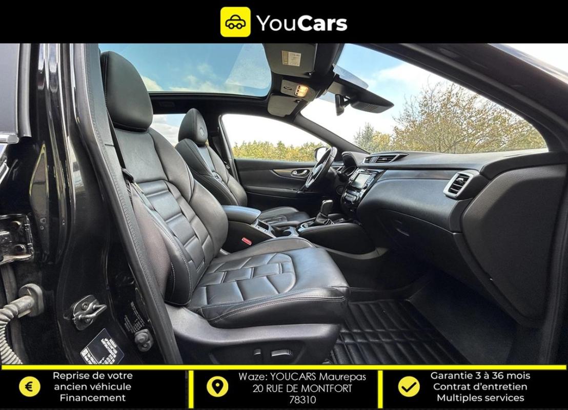 Nissan Qashqai TEKNA+ 1.7 dCi X-Tronic 150 cv BOITE AUTO - TOIT PANORAMIQUE SIEGES CHAUFFANTS AV
