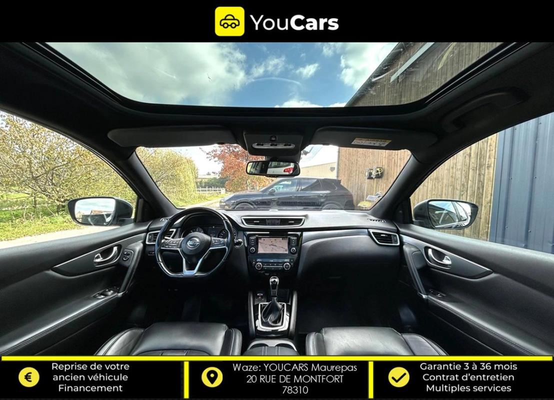 Nissan Qashqai TEKNA+ 1.7 dCi X-Tronic 150 cv BOITE AUTO - TOIT PANORAMIQUE SIEGES CHAUFFANTS AV