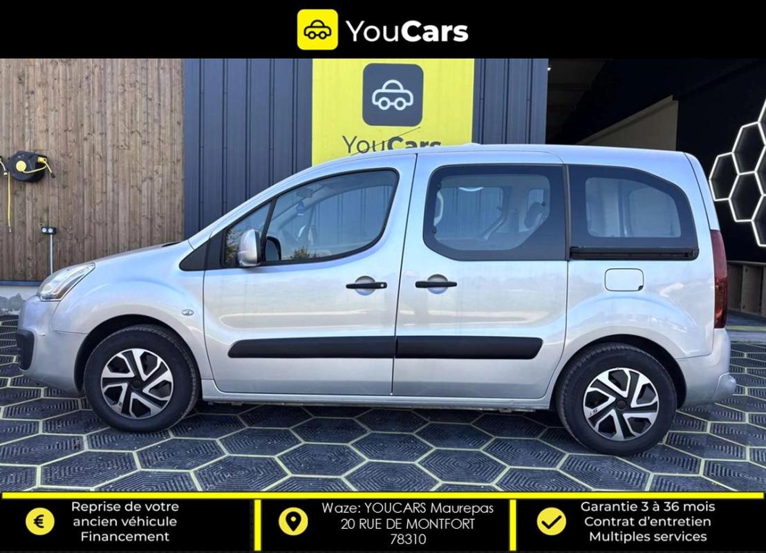 Citroen Berlingo Phase 2 Multispace 1.6 BlueHDi ET6 100 cv RADAR DE RECUL ENTRETIEN A JOUR 5 PLACES