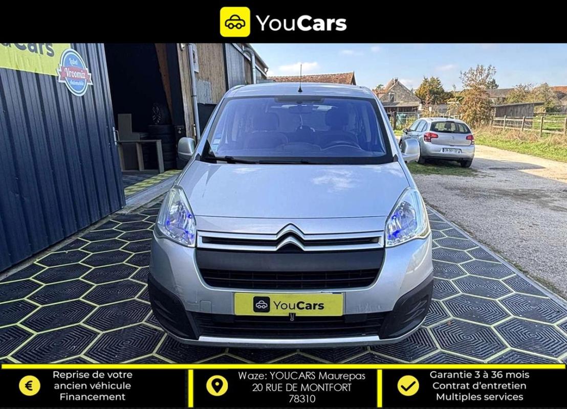 Citroen Berlingo Phase 2 Multispace 1.6 BlueHDi ET6 100 cv RADAR DE RECUL ENTRETIEN A JOUR 5 PLACES