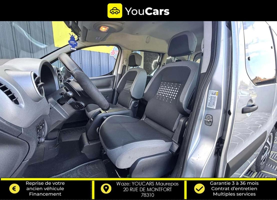 Citroen Berlingo Phase 2 Multispace 1.6 BlueHDi ET6 100 cv RADAR DE RECUL ENTRETIEN A JOUR 5 PLACES