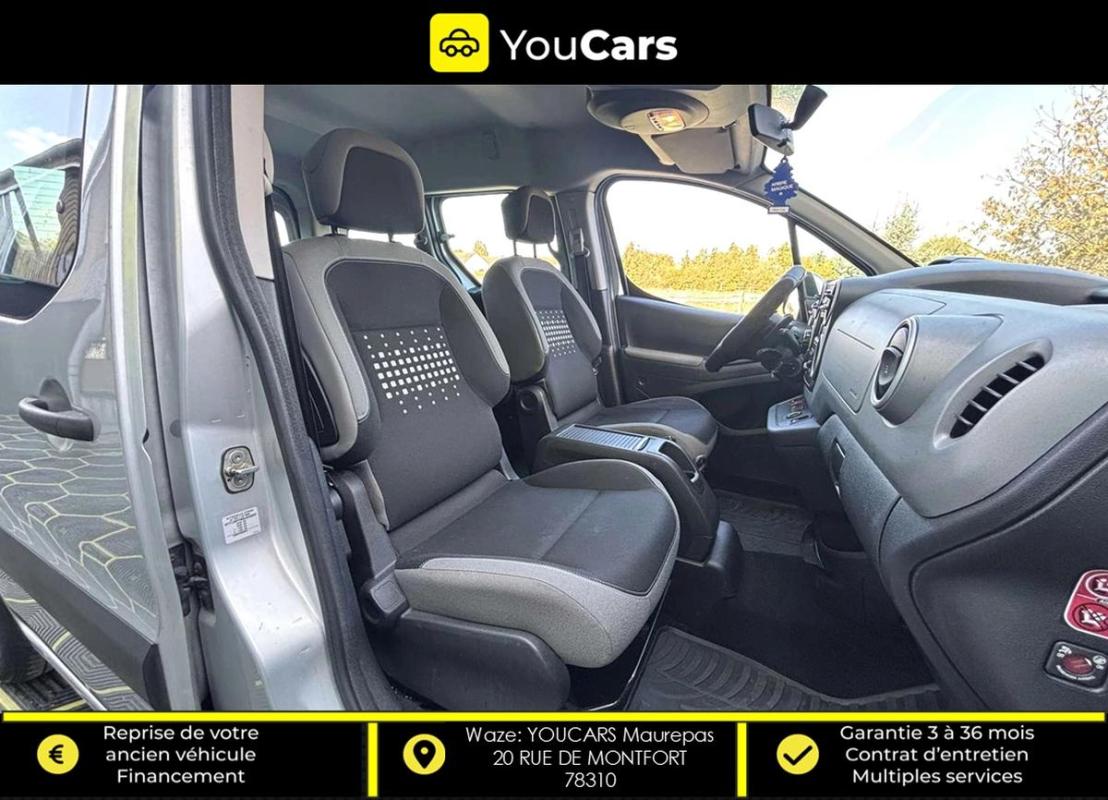 Citroen Berlingo Phase 2 Multispace 1.6 BlueHDi ET6 100 cv RADAR DE RECUL ENTRETIEN A JOUR 5 PLACES