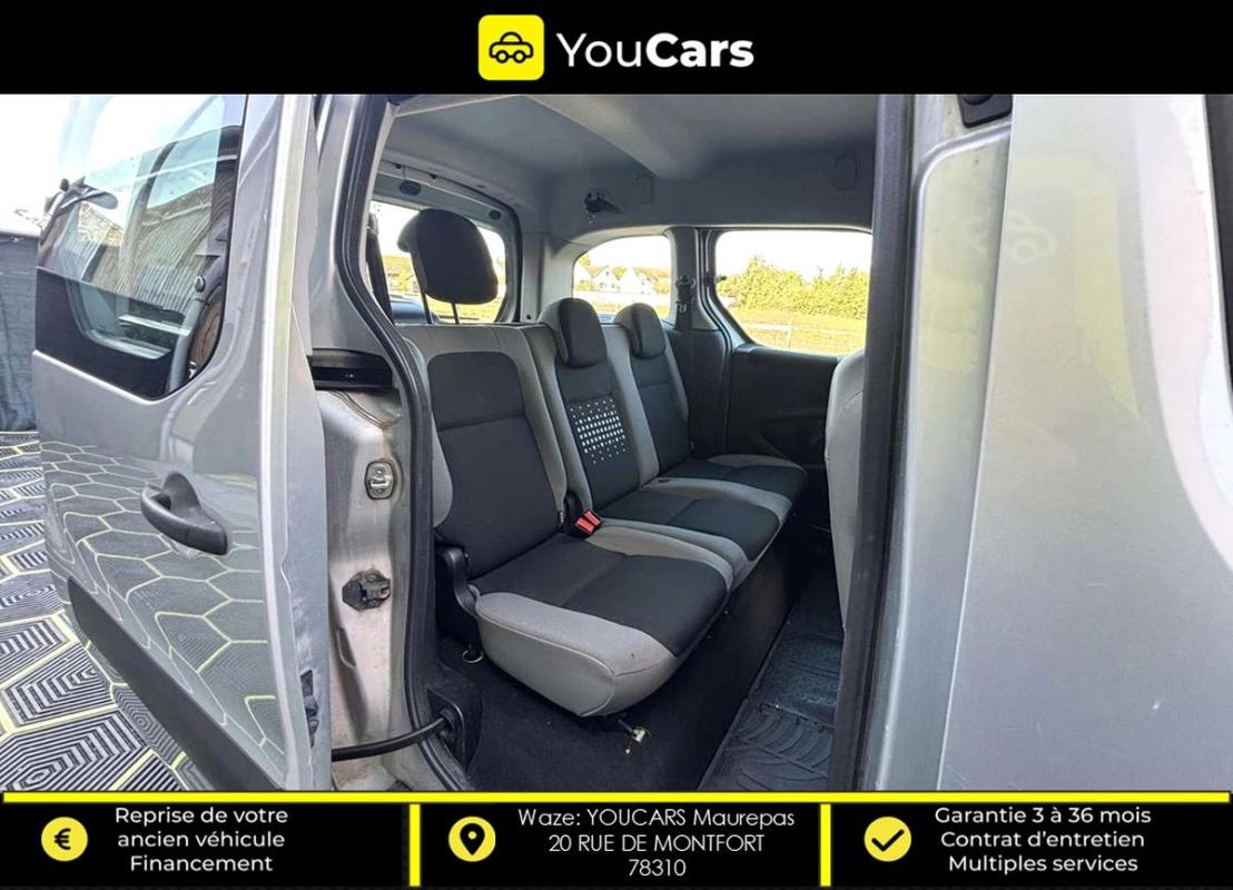 Citroen Berlingo Phase 2 Multispace 1.6 BlueHDi ET6 100 cv RADAR DE RECUL ENTRETIEN A JOUR 5 PLACES