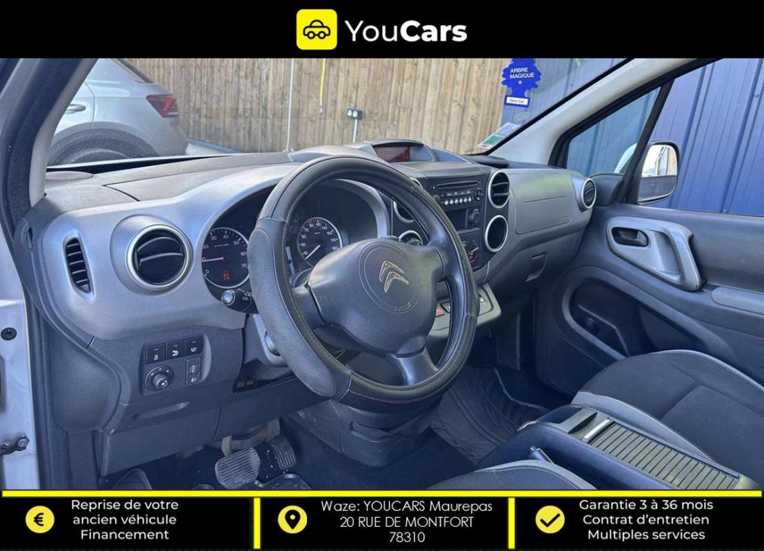 Citroen Berlingo Phase 2 Multispace 1.6 BlueHDi ET6 100 cv RADAR DE RECUL ENTRETIEN A JOUR 5 PLACES