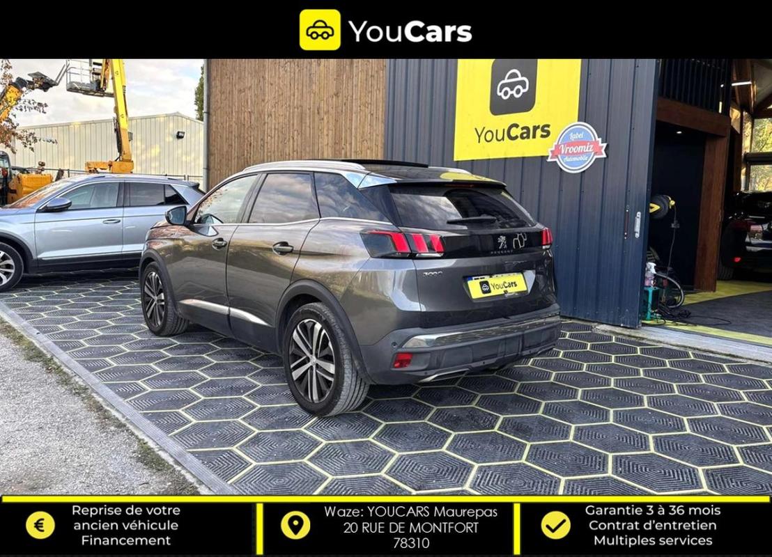 Peugeot 3008 II GT 2.0 BlueHDi EAT6 180 cv Boîte auto TOIT OUVRANT INTERIEUR CUIR ENTRETIEN PEUGEOT