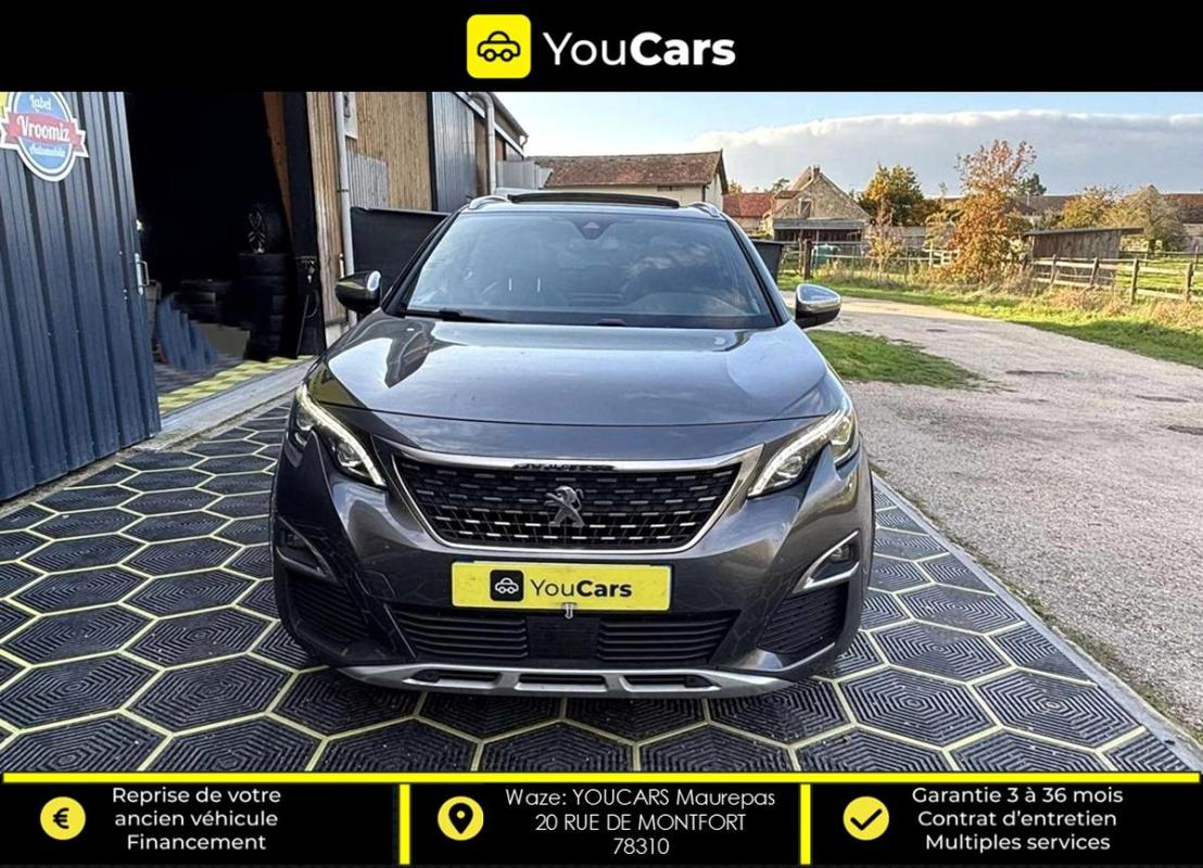 Peugeot 3008 II GT 2.0 BlueHDi EAT6 180 cv Boîte auto TOIT OUVRANT INTERIEUR CUIR ENTRETIEN PEUGEOT