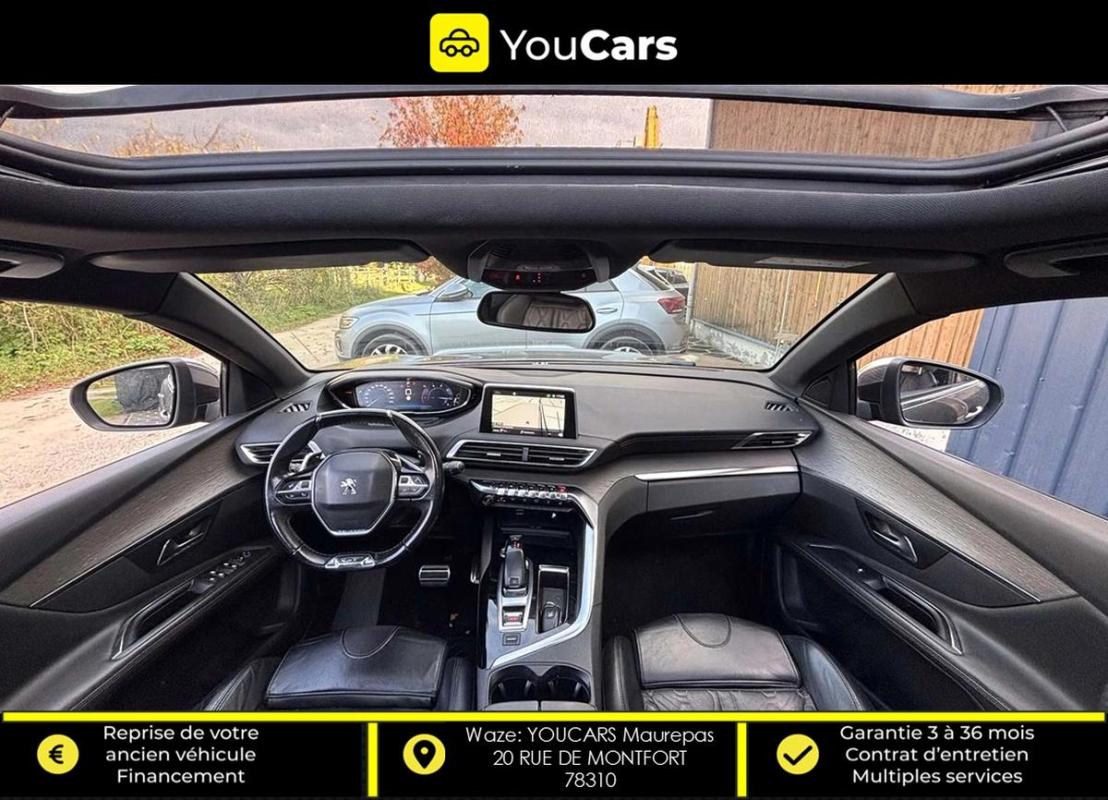 Peugeot 3008 II GT 2.0 BlueHDi EAT6 180 cv Boîte auto TOIT OUVRANT INTERIEUR CUIR ENTRETIEN PEUGEOT