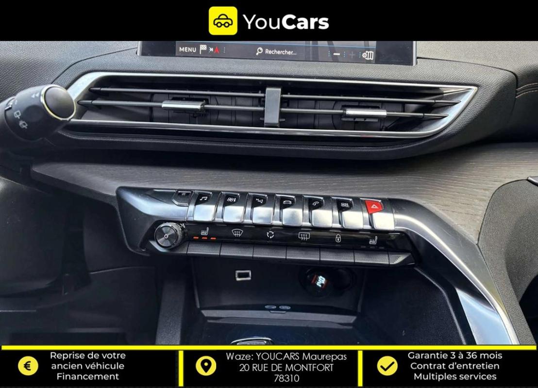 Peugeot 3008 II GT 2.0 BlueHDi EAT6 180 cv Boîte auto TOIT OUVRANT INTERIEUR CUIR ENTRETIEN PEUGEOT