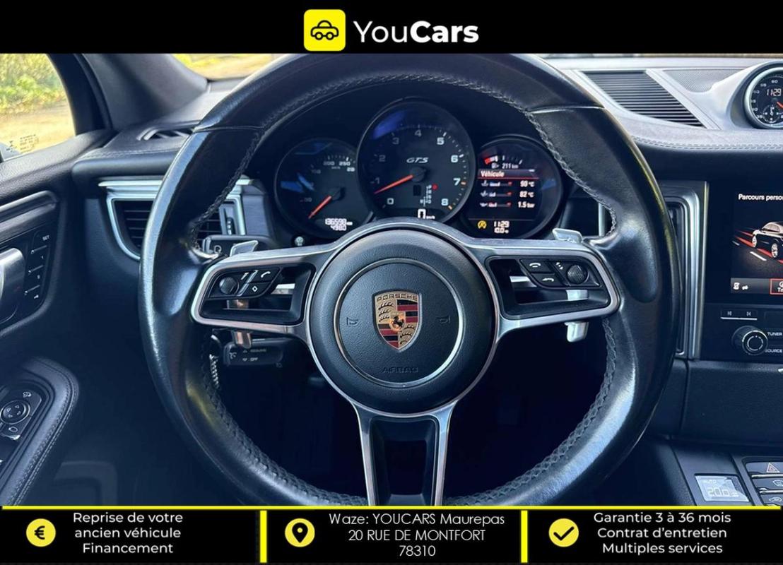 Porsche Macan GTS 3.0 V6 BI-Turbo AWD PDK 360 cv ENTRETIEN PORSCHE