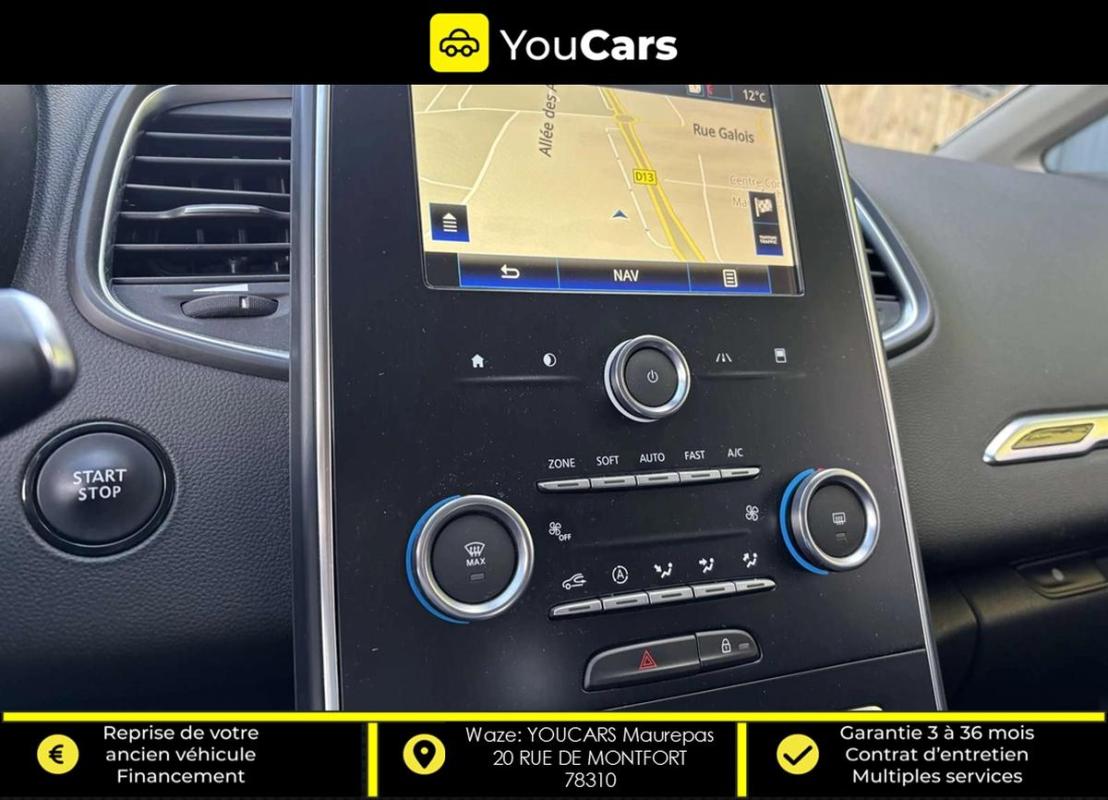 Renault Grand Scenic 4 IV 7 Places 1.5 dCi EDC7 110 cv Boîte auto RADAR DE RECUL