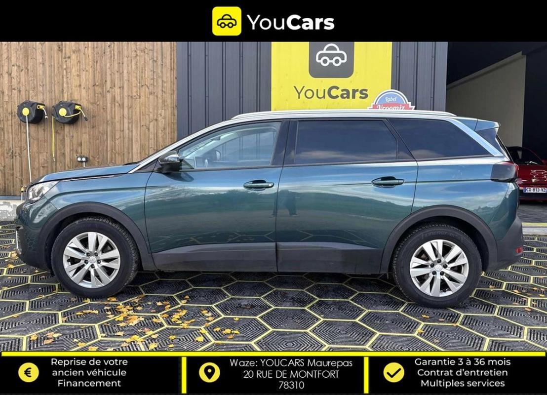 Peugeot 5008 II 1.5 BlueHDi EAT8 130 cv Boîte auto RADAR DE RECUL AV/AR ENTRETIEN A JOUR 7 places