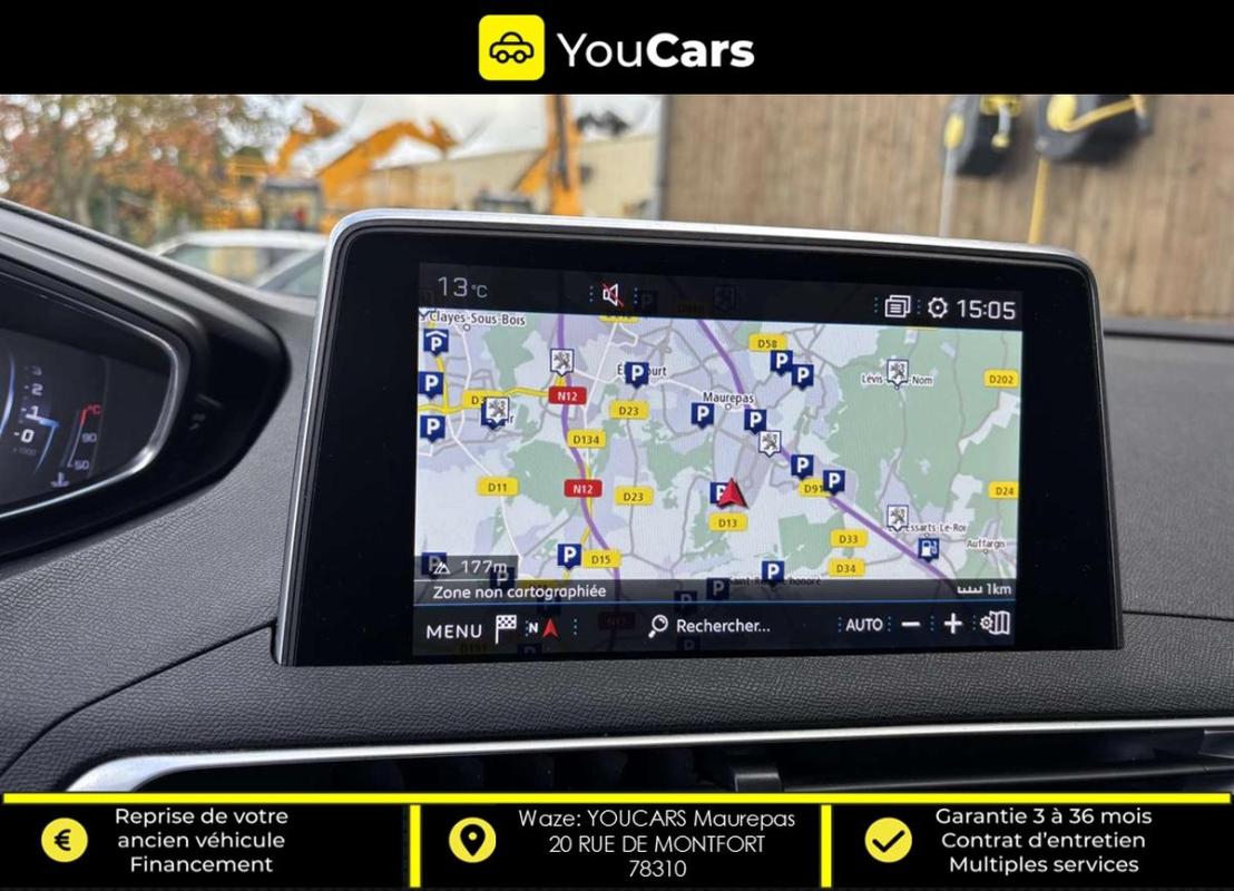 Peugeot 5008 II 1.5 BlueHDi EAT8 130 cv Boîte auto RADAR DE RECUL AV/AR ENTRETIEN A JOUR 7 places