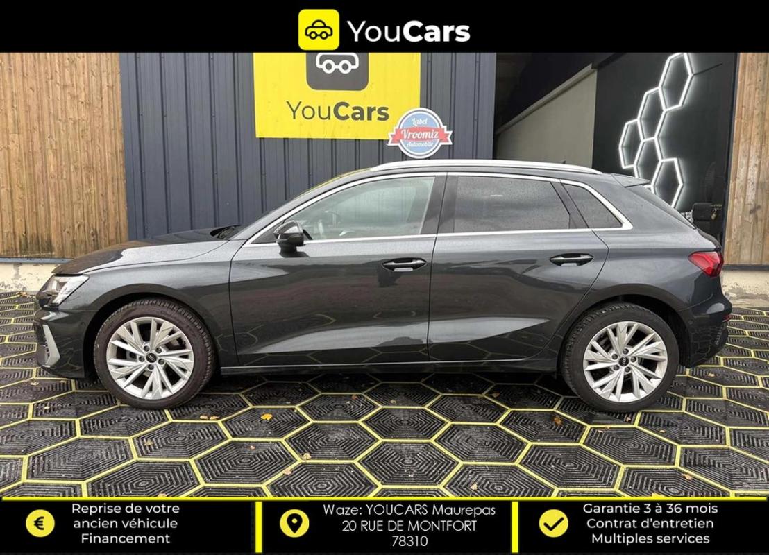 Audi A3 Sportback 30 2.0 TDI STronic 116 cv Boîte auto RADAR DE RECUL ENTRETIEN A JOUR APPLE CARPLAY