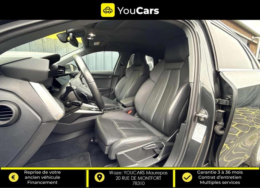 Audi A3 Sportback 30 2.0 TDI STronic 116 cv Boîte auto RADAR DE RECUL ENTRETIEN A JOUR APPLE CARPLAY