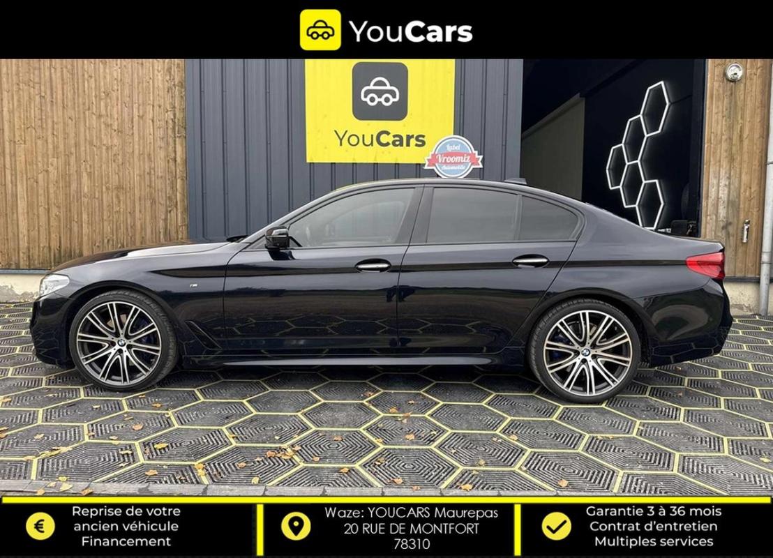 Bmw Serie 5 (G30) Berline 530d xDrive 3.0 d Steptronic8 265 cv Boîte auto PACK M ENTRETIEN BMW