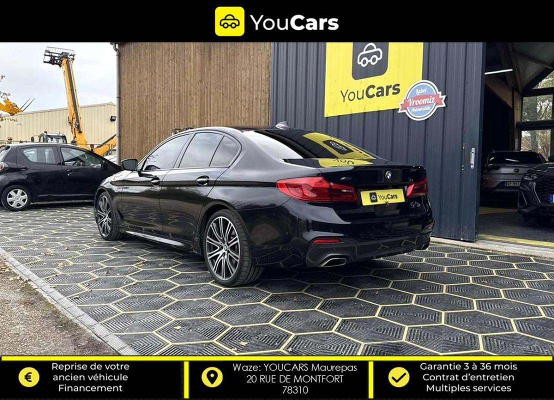 Bmw Serie 5 (G30) Berline 530d xDrive 3.0 d Steptronic8 265 cv Boîte auto PACK M ENTRETIEN BMW